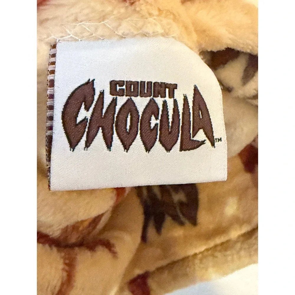 Count Chocula Oversized Plush Throw Blanket General Mills Cereal Retro 60x70 NEW